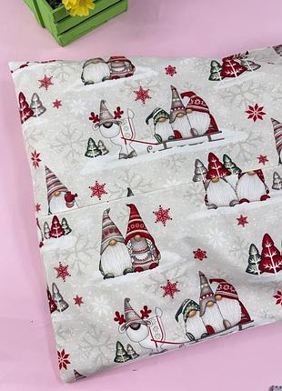 Новорічна наволочка гноми