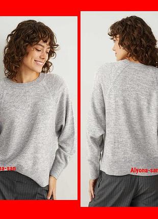 Мягкий теплый джемпер мега-батал с добавлением шерсти 💣