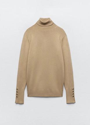 Кофта жіноча водолазка zara гольф лонгслів