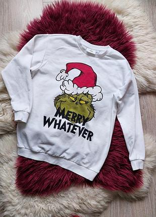 🎄☃️🎄 крутая белая толстовка grinch гренч