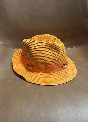 Солом’яний капелюх оранжевий aperol spritz