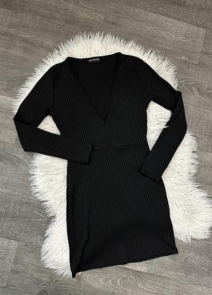 Сукня в рубчик