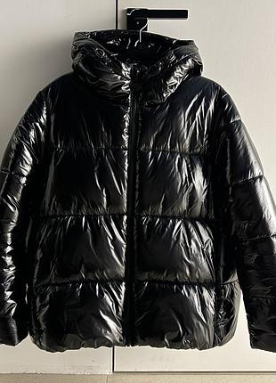 Зимній пуховий чорний