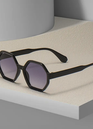 Очки женские шестиугольной формы с градиентом