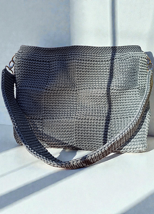 В'язана сумка, ручна робота