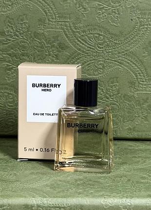 Оригинальный миниатюра туалетная вода burberry hero