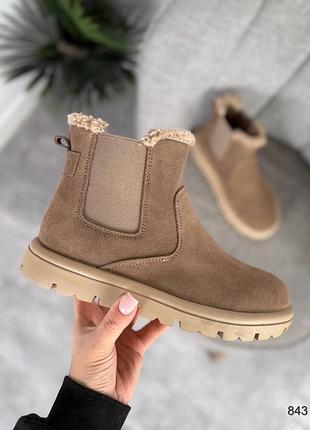 Зимние ботинки женские в цветах