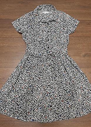 Красиве легке плаття в леопардовий принт bluezoo