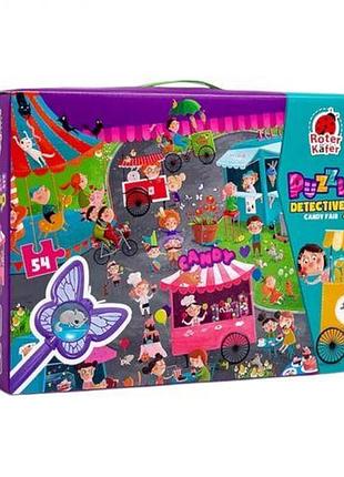 Настільна гра віммельбух roterkafer "пазли-детективи. ярмарка цукерок " (rk1080-06)