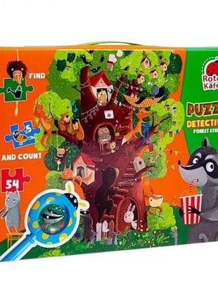 Гра настільна roter kafer "пазли-детективи. лісові історії" (rk1080-04)