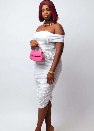 Сукня - шторка ошатна святкова  міді