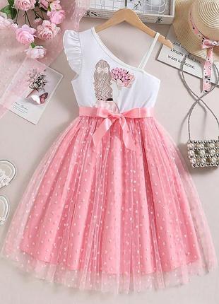 Красивое яркое нарядное платье shein