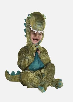 Динозавр t-rex baby roar amscan карнавальний костюм комбінезон на 2-3 роки
