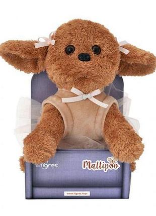 Мягкая игрушка люшевая собачка "maltipoo" кейзи 23 см