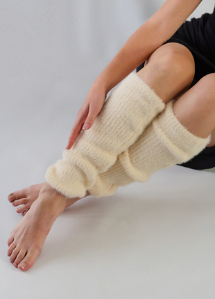 Жіночі пухнасті гетри 2 кольори ❄️7246бр