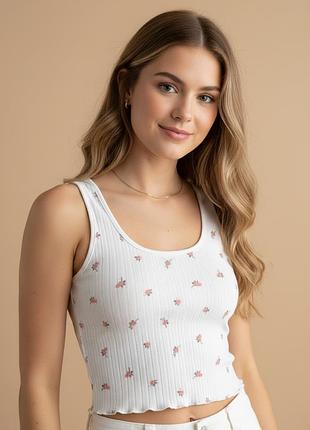 Топ, майка у квіточки george