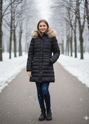 Пухове пальто tommy hilfiger оригінал ідеальне!