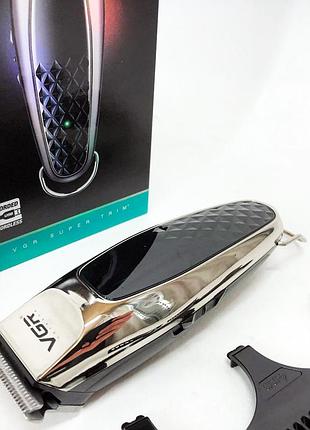 Машинка для точной стрижки бороды и волос vgr v-093, машинка для стрижки волос хороша cz-94