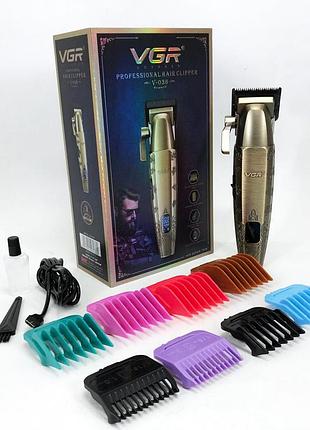 Машинка для стрижки волос и затылка vgr, профессиональная машинка для стрижки волос головы gb-85