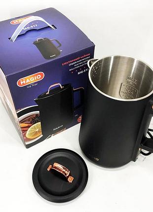 Бытовой чайник для кухни magio, электрочайник с автоматическим отключением при закипании fi-79