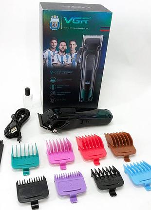 Машинка для стрижки волос с различными насадками vgr, водонепроницаемый триммер для стрижки ok-83