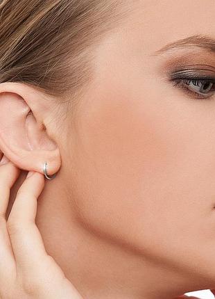 Круглые серьги из медицинской стали, стильные серьги женские оригинальные бижутерия jr-66