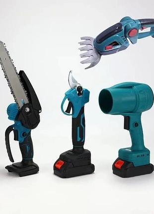 Пила для резки древесины с аккумулятором, беспроводная пила для резки древесины цепная ручная ca-39