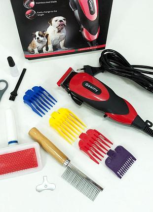 Инструмент для стрижки животных, машинка для ухода за шерстью животных набор расчесок кошки cm-41