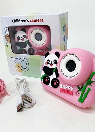 Детский фотоаппарат панда pink gh-96