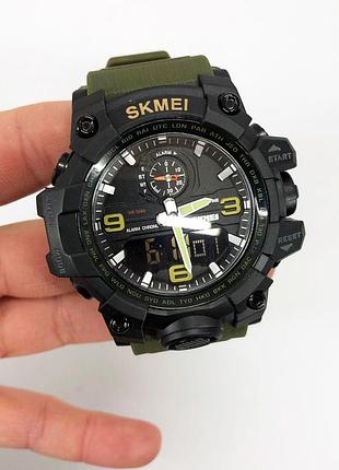 Электронные наручные часы мужские тактические skmei, спортивные водонепроницаемые часы st-75