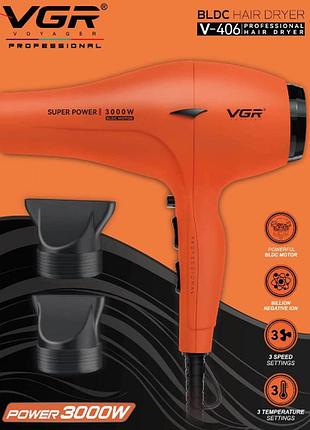 Електричний фен для гладкого волосся, потужний фен для волосся з регулятором потужності та температури ph-60