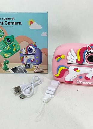 Креативний дитячий фотоапарат з інтристом-друком, фотоапарат для діток іграшка для дітей mi-57