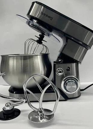 Стационарный миксер с насадками, удобный миксер для кухни, ручной миксер с чашей для крем меда no-46