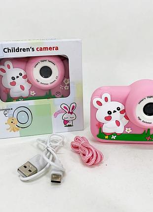 Детский фотоаппарат pink rabbit is-83