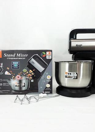 Ручний кухонний міксер для кондитера raf r.6652 1000 вт 3.5 л, якісні ручний міксер для кухні kd-26