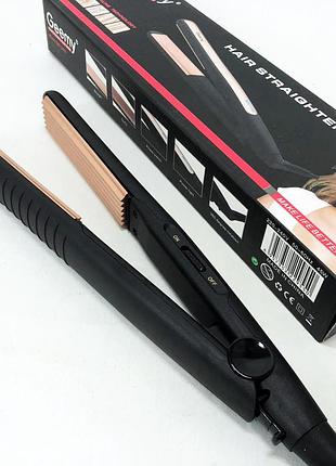 Вирівнювальна праска для волосся gemei, плойка прасок випрямляч, укладання волосся випрямлення qg-65