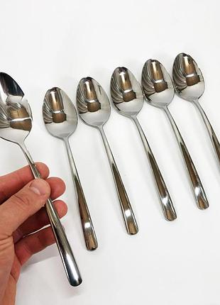 Набор десертных ложек con brio 6 предметов cb-3607 ut-83