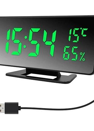 Цифровые часы настольные vst-888y, часы с датчиком температуры и влажности красивые настольные xr-36