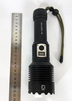 Яркий тактический фонарик bailong, мощный фонарь с возможностью зарядки, фонарь супер яркий cf-80