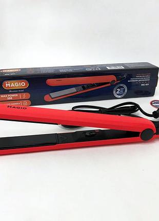 Щипці для кучерявого волосся magio, прасок-випрямляч потужний, плойка прасок гофре випрямляч pk-27