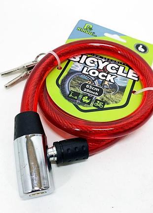 Замок для велотранспорта, замок велосипедный для защиты от кражи длинный велосипеда nz-72