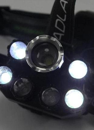 Світлодіодний ліхтар для роботи на голові bailong bl-t78, налобний фанар, ліхтарик налобний потужний vu-66