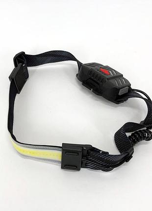 Ліхтар налобний світлодіодний надпотужний xq-t1c cob, головний ліхтарик, ліхтар для походів на лоб og-50
