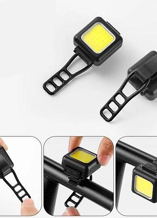 Фонарь велосипедный на батарейках, фара с акумулятором для велосипеда, велофара фонарь аккумуляторный pv-84