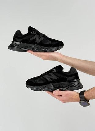 Повсякденні чоловічі кросівки замшеві new balance 9060 premium elite 🔝