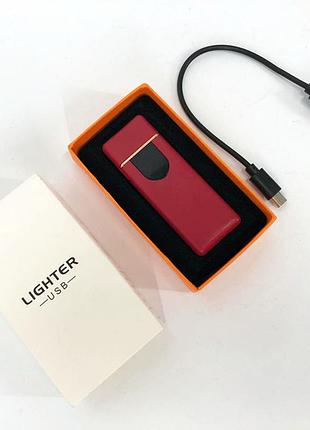 Зажигалка подарочная вечная usb zgp abs, зажигалка на зарядке, зажигалка вечная юсб lv-60