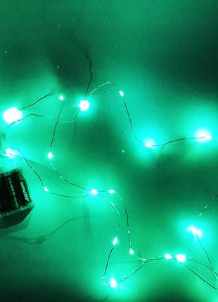 Електрична світлова гірлянда, гірлянда світлодіодна, діодна гірлянда led класична qr-29
