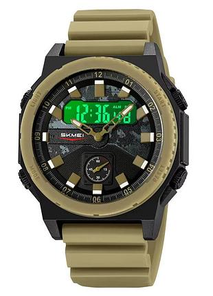 Армейские электронные часы skmei 2355at, часы для походов армейские с водонепроницаемостью fp-52