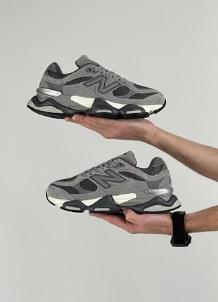 Повседневные мужские кроссовки замшевые new balance 9060 premium elite 🔝