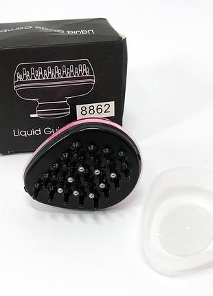 Расческа для ухода за волосами, массажный аппликатор для лечебных масел 30мл zv-68